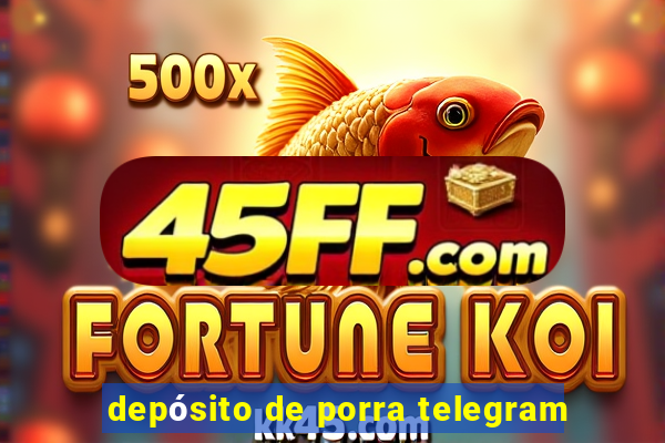 depósito de porra telegram